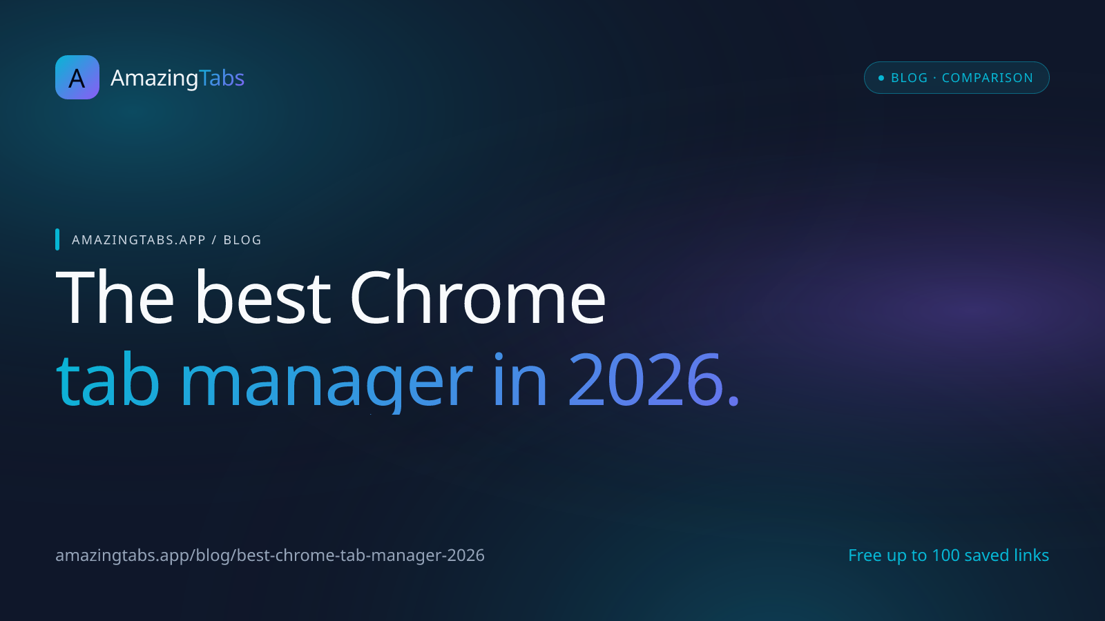 The Best Chrome Tab Manager in 2026 (We Built One — Here's the Honest Comparison)