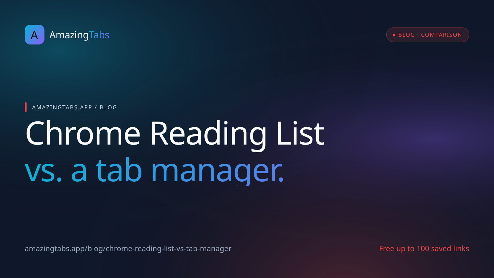 Chrome Reading List vs. a Tab Manager: What's the Difference?