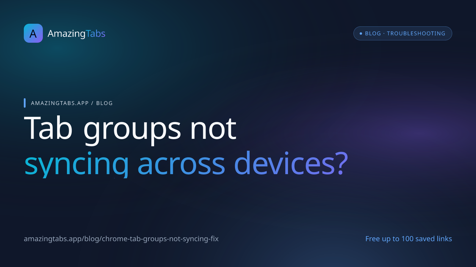 Chrome Tab Groups Not Syncing? Here's How to Fix It