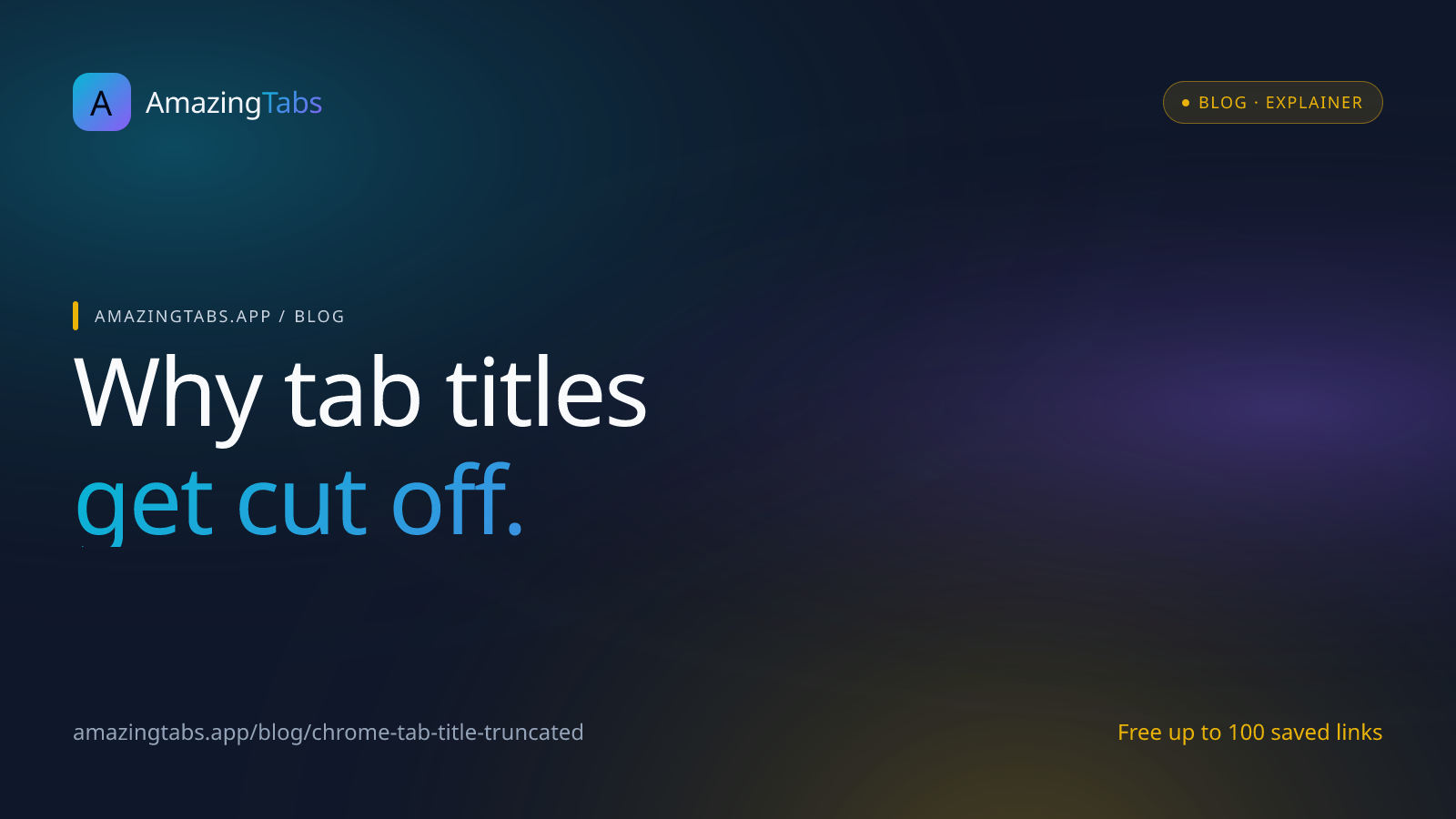 Why Chrome Tab Titles Get Cut Off (and How to See the Full One)