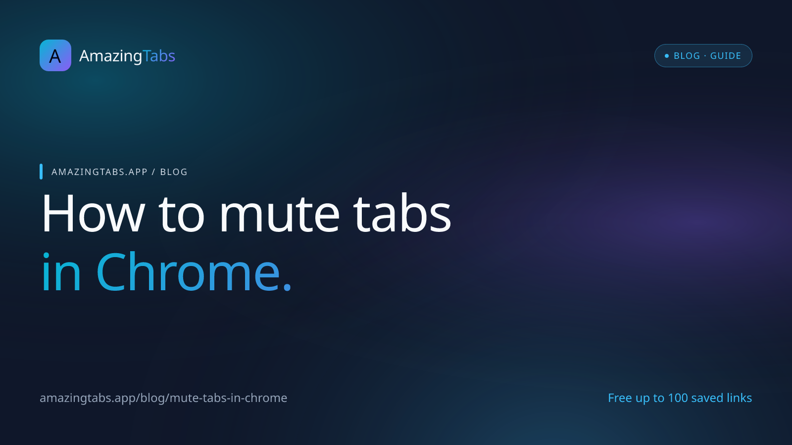 How to Mute Tabs in Chrome
