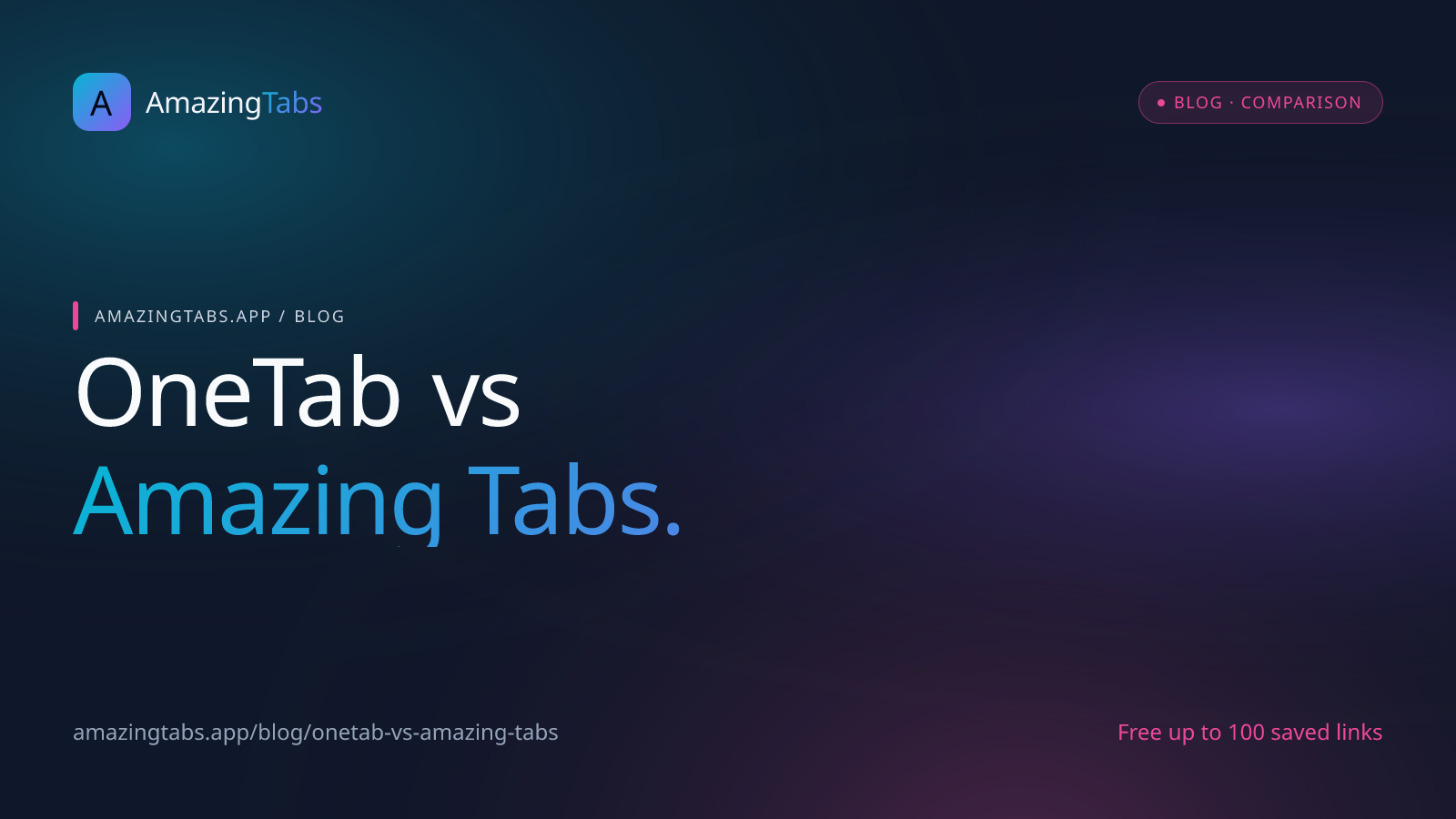 OneTab vs Amazing Tabs: Which One Should You Actually Use?