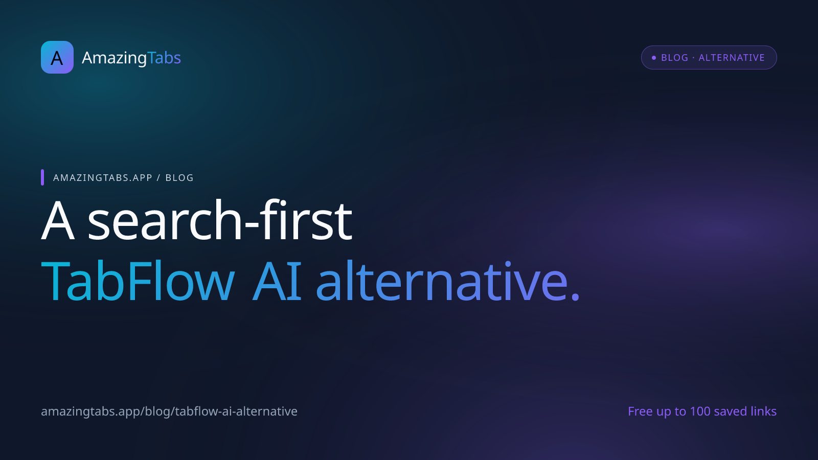 TabFlow AI Alternative: Do You Need AI Tab Grouping, or Just Fast Search?