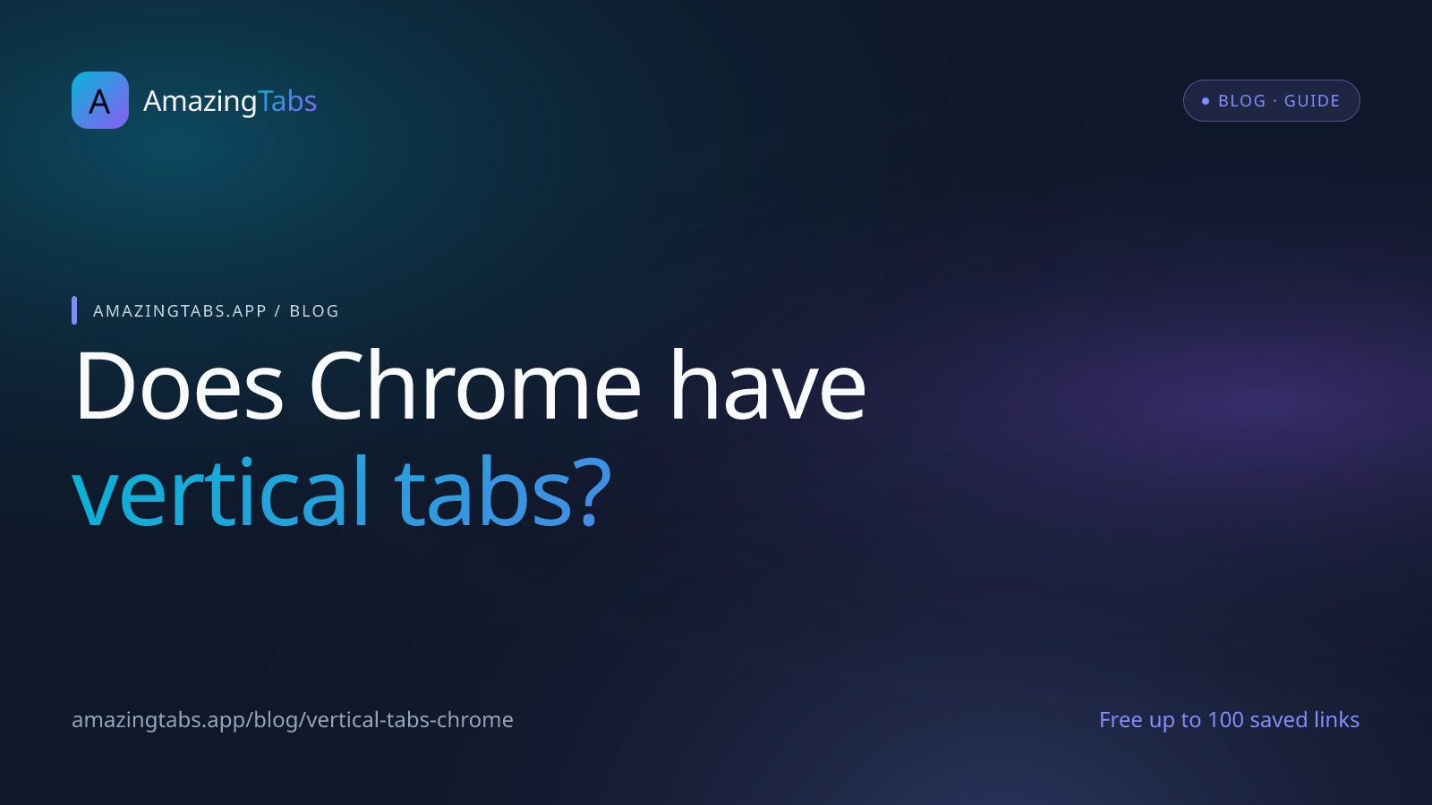 Does Chrome Have Vertical Tabs? Here's What Actually Works